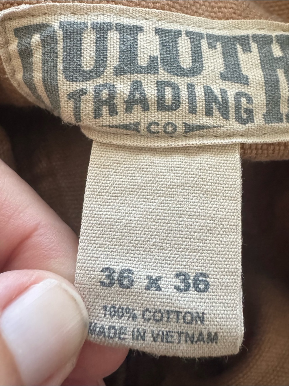 Duluth Trading Co Brown Size 36 Fire Hose Cargo Pants - Picture 3 of 9